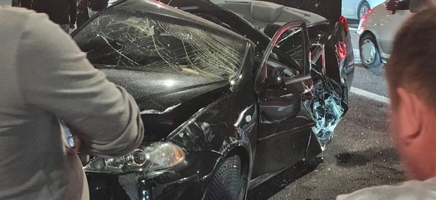 В Ташкента водитель 2007 года рождения за рулем Gentra устроил массовое ДТП