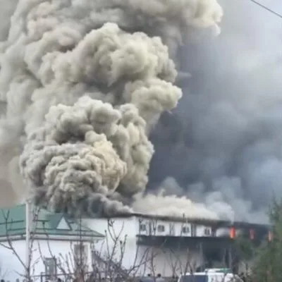 пожар на складе