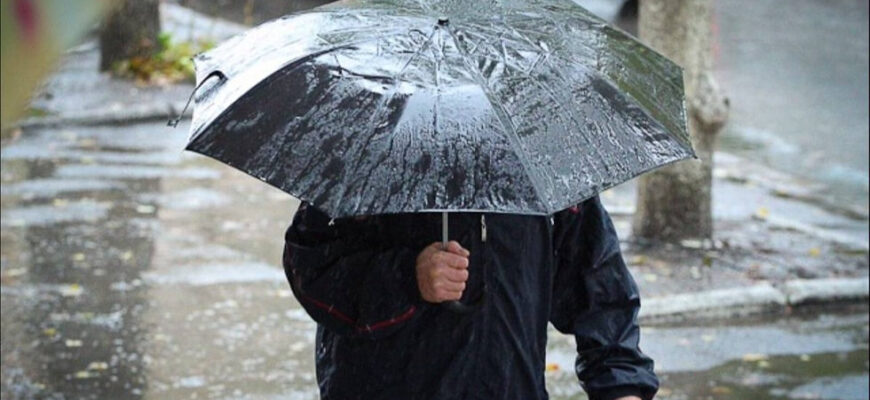 Dam olish kunlari O‘zbekiston bo‘ylab yomg‘ir va havo sovishi kutilmoqda