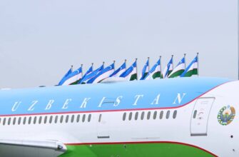 Российские СМИ приняли борт президента Узбекистана за «военный самолёт США»