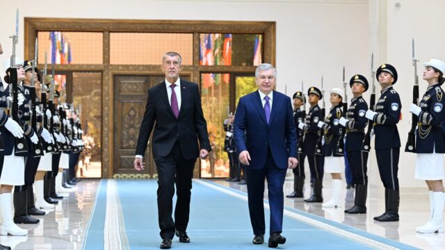 В Ташкенте стартовали переговоры Шавката Мирзиёева и Андрея Бабиша