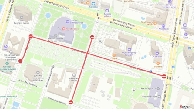 Toshkentda gullar festivali sababli bir qator markaziy ko‘chalar 10 kunga yopiladi