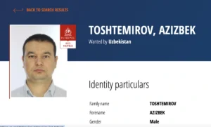 Экс-глава отдела Агентства миграции Азизбек Тоштемиров объявлен в международный розыск