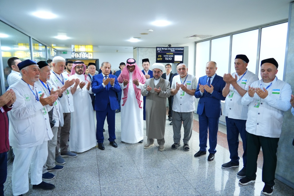 Toshkentdan Haj 2026 mavsumining ilk ziyoratchilari jo‘nab ketdi