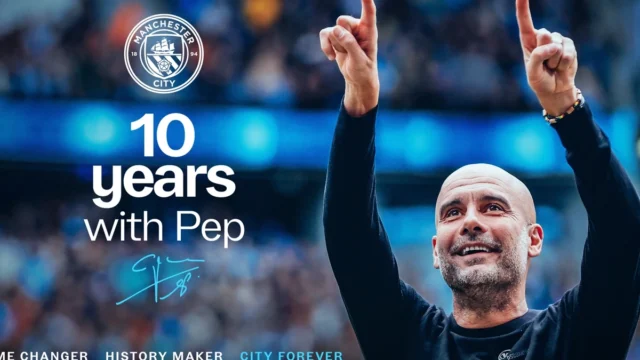 Pep Gvardiola Manchester Siti bosh murabbiyi lavozimini tark etishini ma’lum qildi