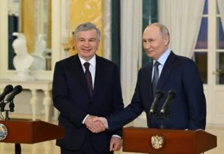 Мирзиёев и Путин дали старт строительству АЭС в Узбекистане