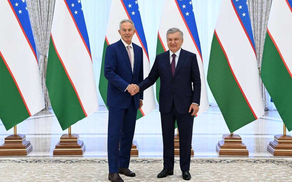 Shavkat Mirziyoyev Global o‘zgarishlar instituti raisi Toni Blerni qabul qildi