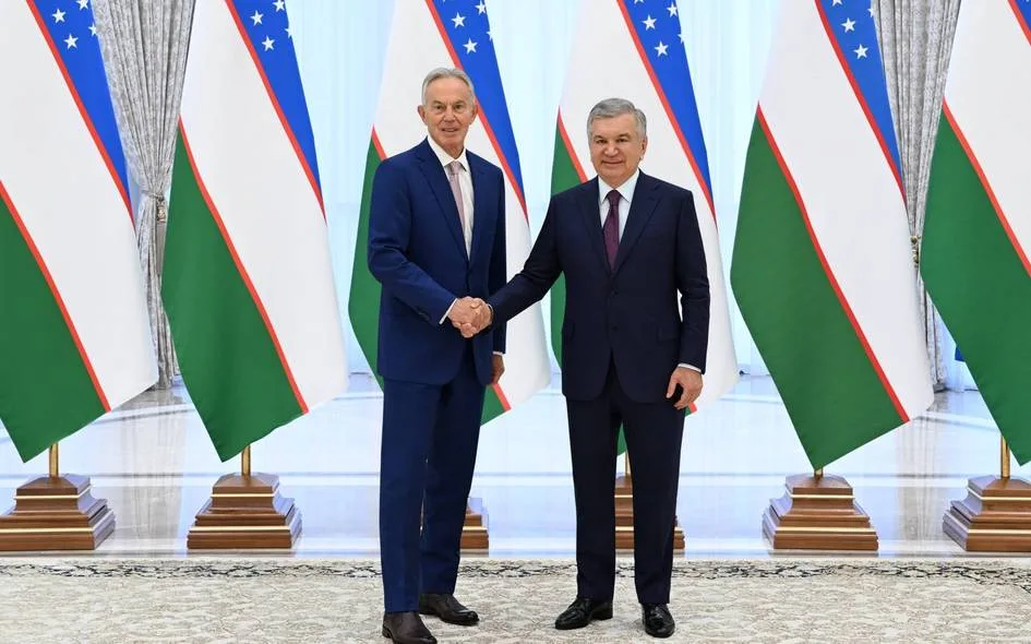 Shavkat Mirziyoyev Global o‘zgarishlar instituti raisi Toni Blerni qabul qildi