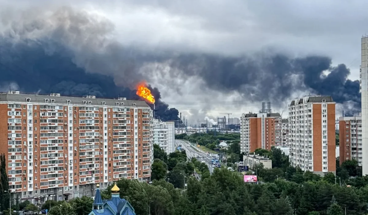 Москва подверглась крупнейшей за два года атаке беспилотников