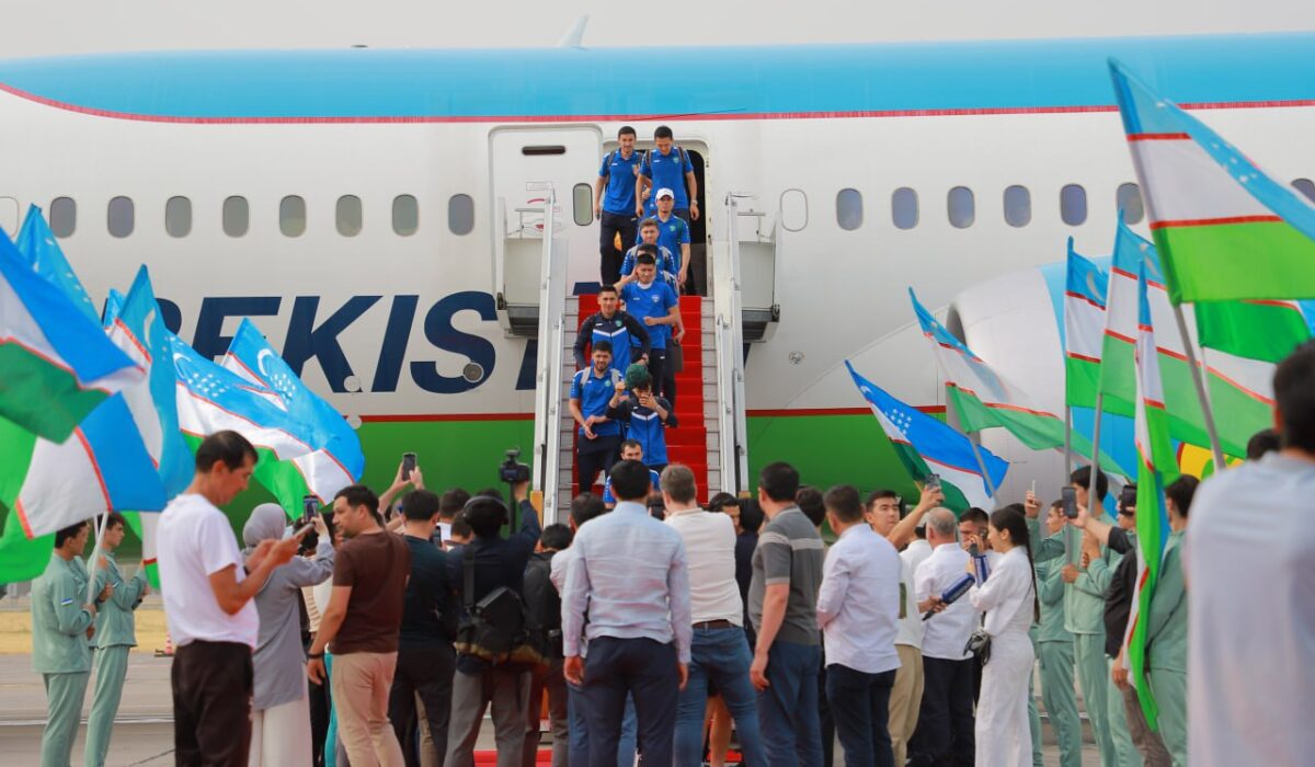 Toshkent aeroportida milliy terma jamoani kutib olish marosimi o‘tkaziladi