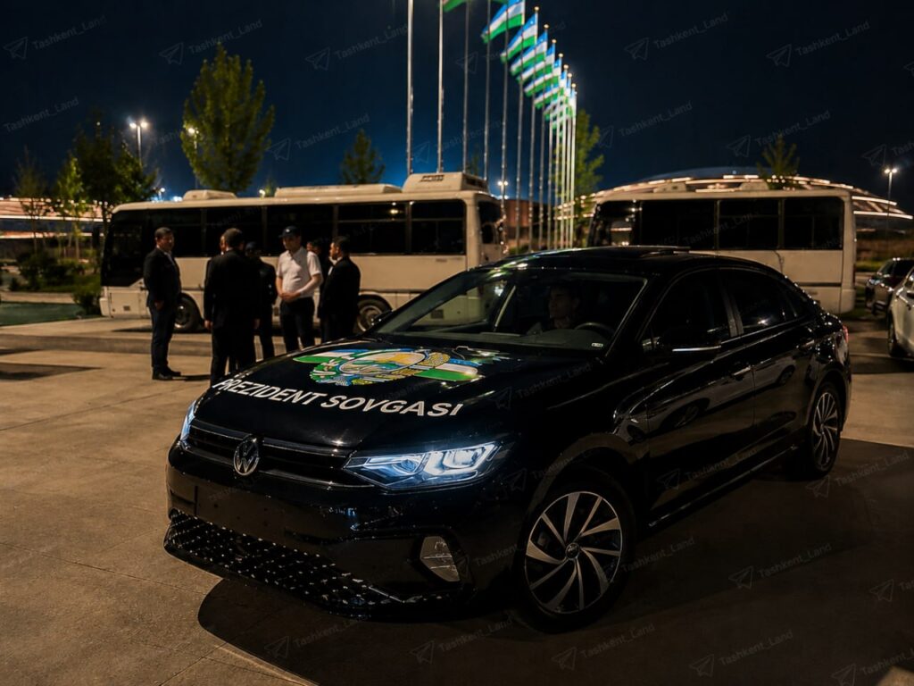 Молодая изобретательница получила от президента электромобиль Volkswagen