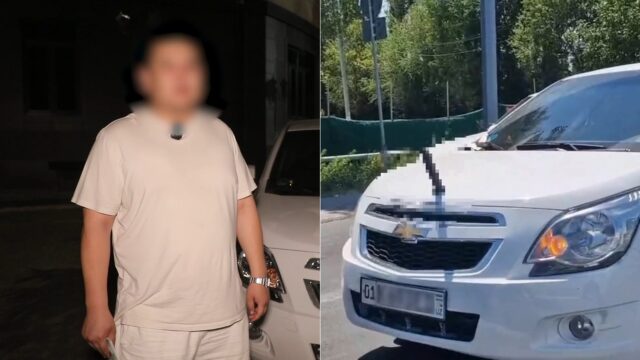 В Ташкенте водитель Cobalt получил 15 суток ареста за езду с интимной игрушкой на капоте