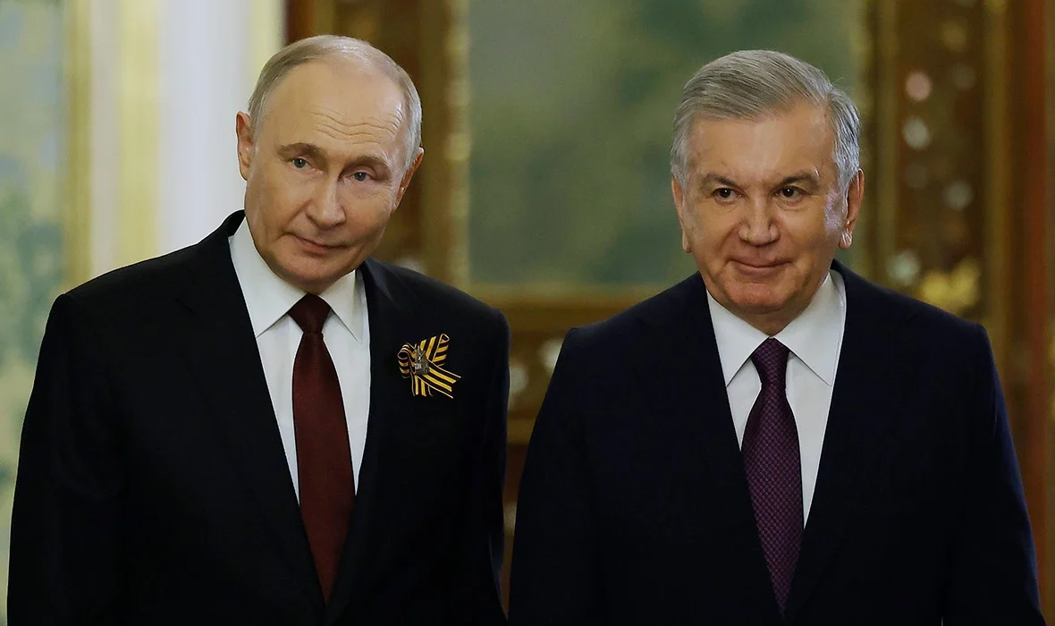 Владимир Путин поздравил Шавката Мирзиёева с 69-летием