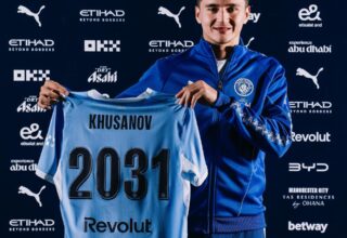 «Manchester Siti» Abduqodir Xusanov bilan shartnomani 2031-yilgacha uzaytirdi