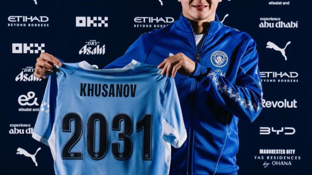 «Manchester Siti» Abduqodir Xusanov bilan shartnomani 2031-yilgacha uzaytirdi