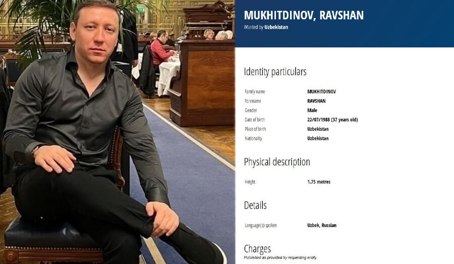 МВД Узбекистана объяснило прекращение международного розыска «Равшана Золотого»
