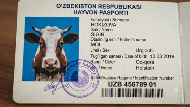 Домашних питомцев и скот в Узбекистане начали заносить в единую электронную базу