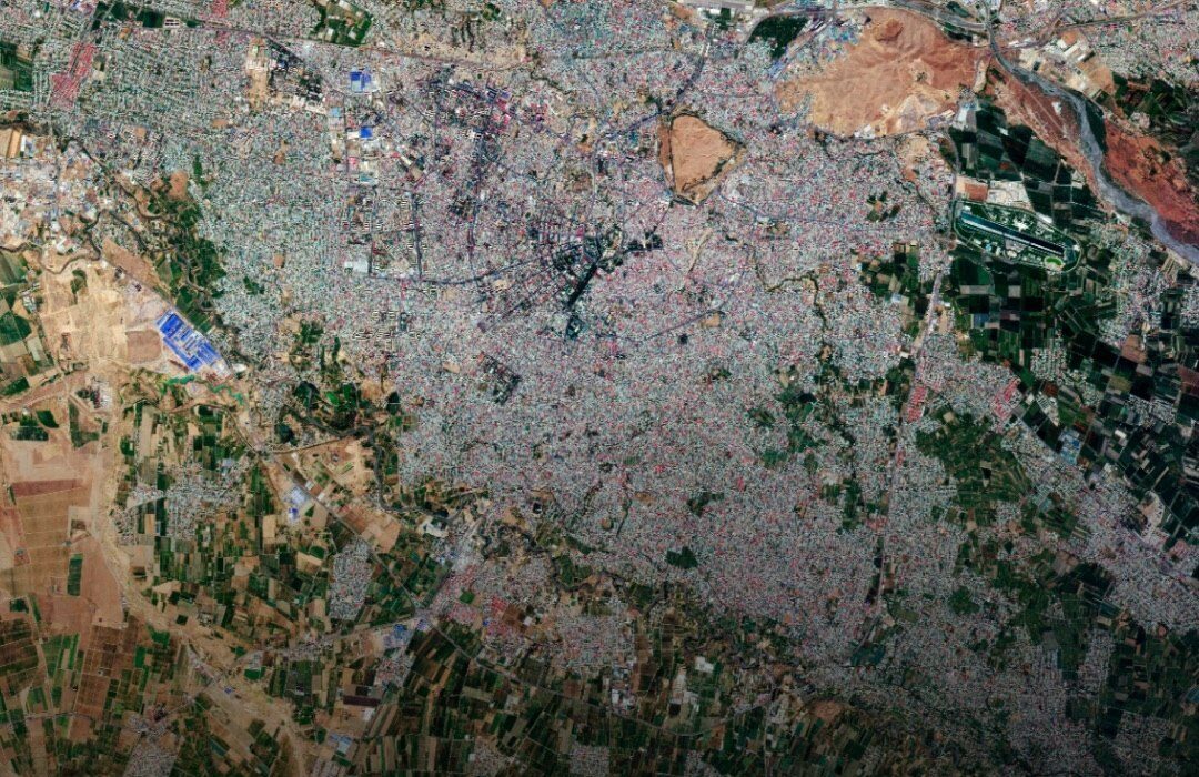 Спутник Samarkand-2028 передал первые снимки Самарканда из космоса