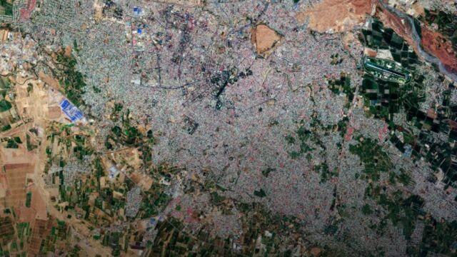 Спутник Samarkand-2028 передал первые снимки Самарканда из космоса