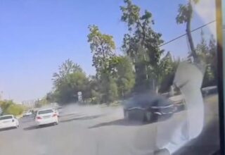 В Ташкенте водитель затонированного Malibu без номеров устроил погоню с ДПС