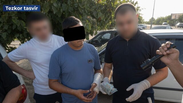 Qashqadaryoda OIV yuqtirgan shaxsga soxta xulosa berish uchun pora olganlar ushlandi