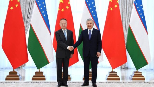Shavkat Mirziyoyev Xitoy delegatsiyasini qabul qildi