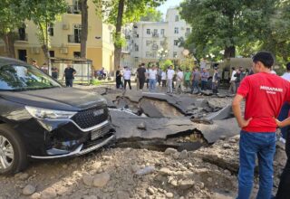 Toshkentda quvur portlashi oqibatida bir kishi jarohatlandi
