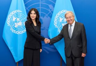 Saida Mirziyoyeva Nyu-Yorkda BMT Bosh kotibi Antoniu Guterrish bilan uchrashdi