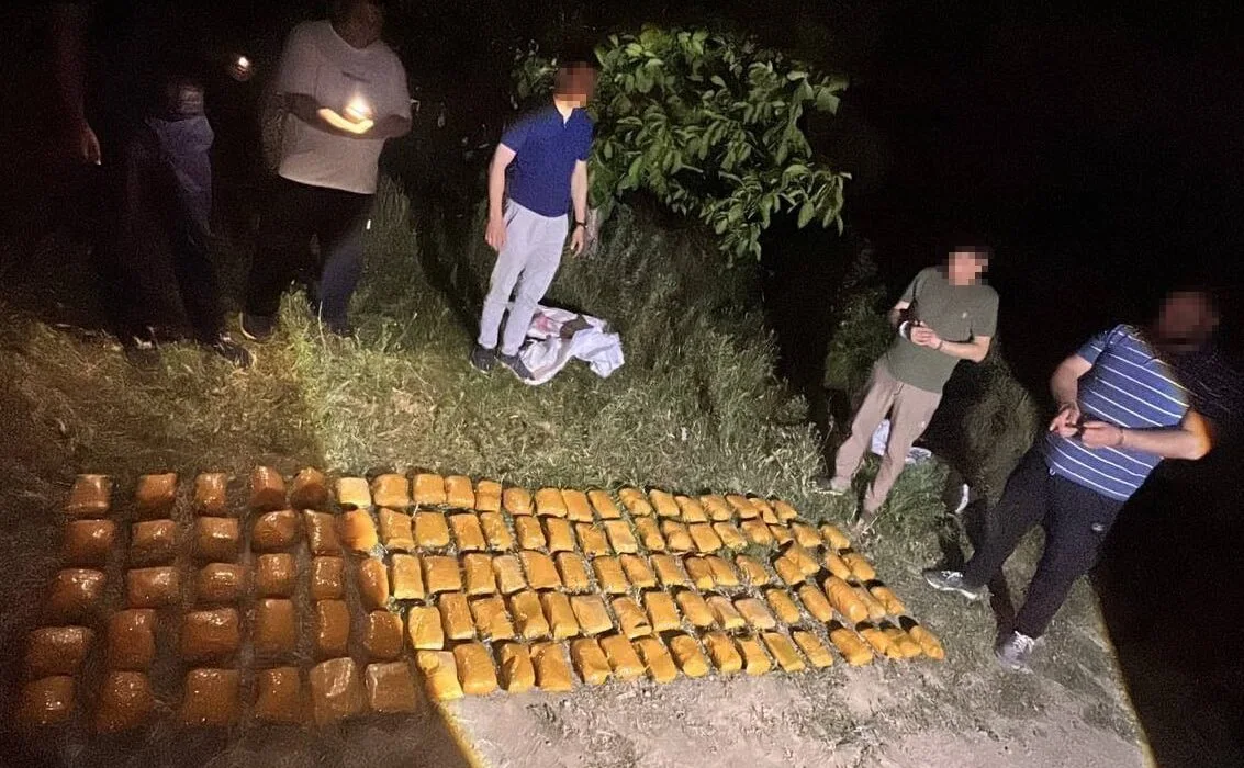 В Ташкентской области изъяли 95 кг гашиша стоимостью 10 млн долларов
