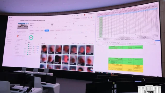 Посещаемость в школах Ташкента начали контролировать смарт-камеры с Face ID