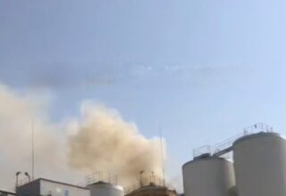 В Ташкенте произошел пожар на пивном заводе