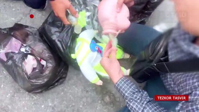 Toshkentda taksi yo‘lovchisi ichiga gashish joylangan qo‘g‘irchoq bilan ushlandi