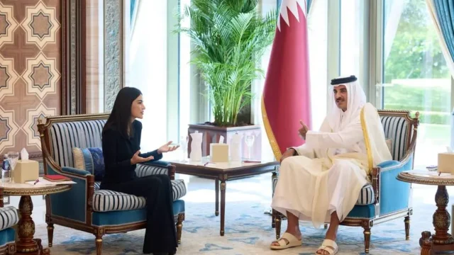 Saida Mirziyoyeva Qatar amiri bilan uchrashdi