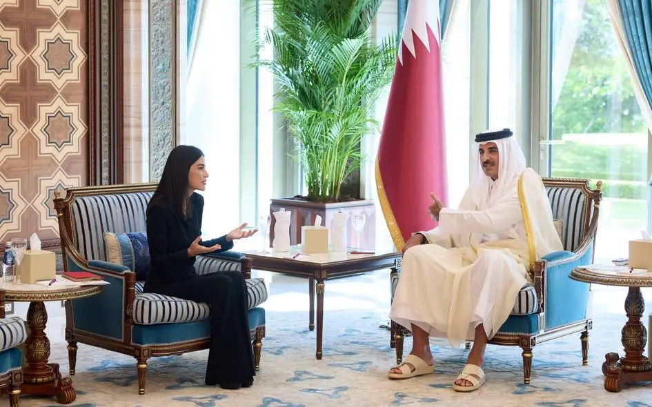 Saida Mirziyoyeva Qatar amiri bilan uchrashdi
