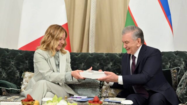 Shavkat Mirziyoyev Italiya bosh vaziri Jorja Meloniga maktub yo‘lladi