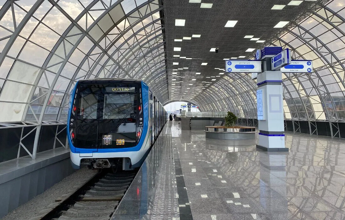 Toshkent metrosiga 56 ta yangi vagon olib kelindi