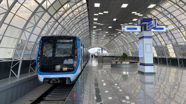 Toshkent metrosiga 56 ta yangi vagon olib kelindi